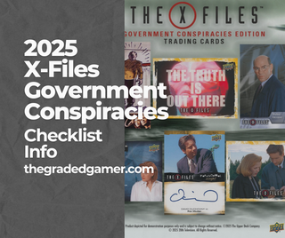 2025 X-Files Government Conspiracies Edition Checklist
