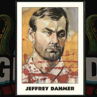 1992 Eclipse True Crime Card 76 Jeffrey Dahmer