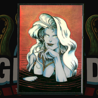 1994 Lady Death Series I Card 41 Lady Death Swimsuit 1 Premium Edition Factory Holochrome