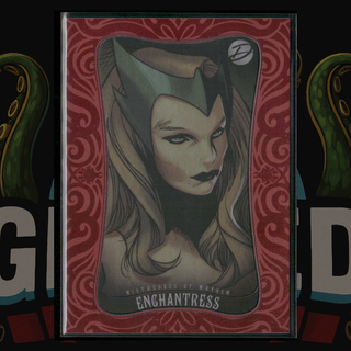 2014 Dangerous Divas Series 2 Card 11 Enchantress Ruby Parallel 01/50