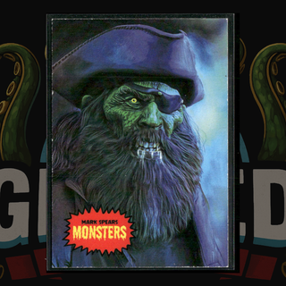 2021 Mark Spears Monsters Series 1 Card 34 Cap'n Rattlebones (Full Art)