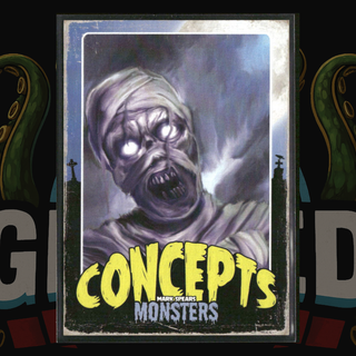 2021 Mark Spears Monsters Series 1 Concepts Card 14 The Mummy