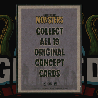 2021 Mark Spears Monsters Series 1 Concept Card 15 Ghost