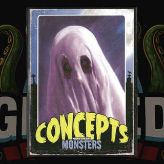 2021 Mark Spears Monsters Series 1 Concept Card 15 Ghost