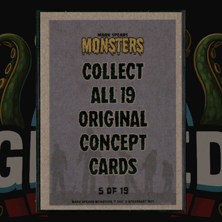 2021 Mark Spears Monsters Series 1 Concept Card 5 Vamp