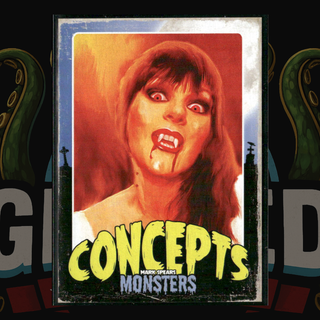2021 Mark Spears Monsters Series 1 Concept Card 5 Vamp