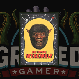 2021 Mark Spears Monsters Series 1 Sticker 14 The Savage Werewolf