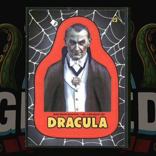 2021 Mark Spears Monsters Series 1 Sticker 23 Dracula