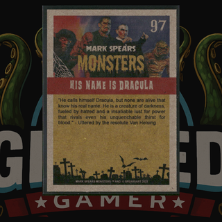 2023 Mark Spears Monsters Series 2 Card 97 His Name Is Dracula (Retro Distressed)