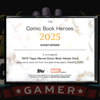 2025 Topps Marvel Comic Book Heroes Card 118 Ghost-Spider
