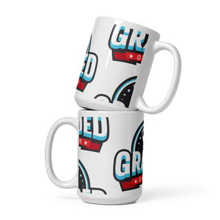 The Graded Gamer  White glossy mug